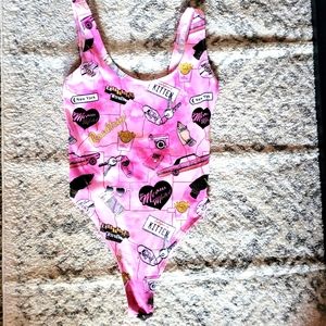 Lazer Kitten x Forever 21 Pink Bodysuit